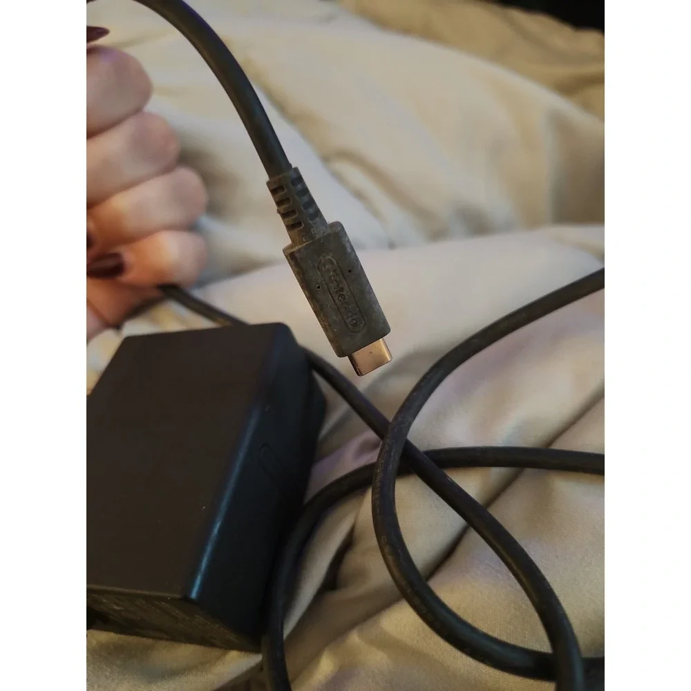 Delta Nintendo AC/DC Adapter Power Supply Black USB-C HAC-002(USZ) 5V/15V